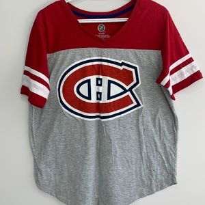 Montreal Canadiens V-neck T-shirt